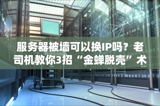 服务器被墙可以换IP吗？老司机教你3招“金蝉脱壳”术！