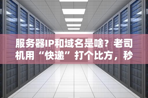 服务器IP和域名是啥？老司机用“快递”打个比方，秒懂！