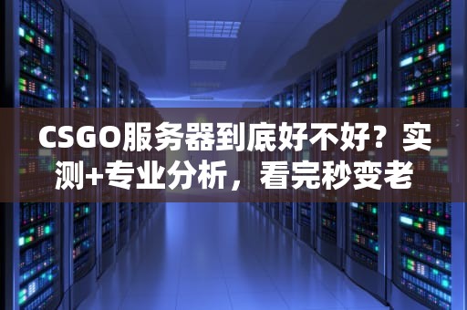 CSGO服务器到底好不好？实测+专业分析，看完秒变老司机！