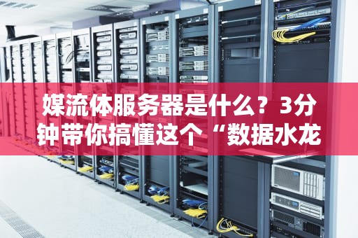 媒流体服务器是什么？3分钟带你搞懂这个“数据水龙头”的奥秘！