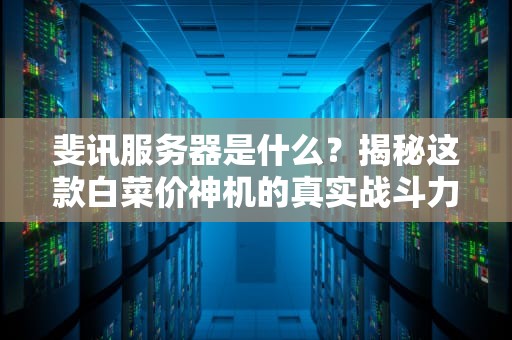斐讯服务器是什么？揭秘这款白菜价神机的真实战斗力！