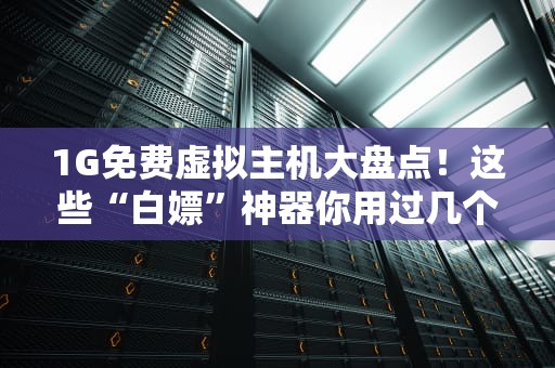 1G免费虚拟主机大盘点！这些“白嫖”神器你用过几个？