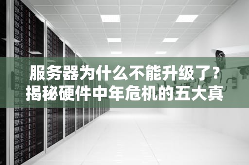 服务器为什么不能升级了？揭秘硬件中年危机的五大真相！
