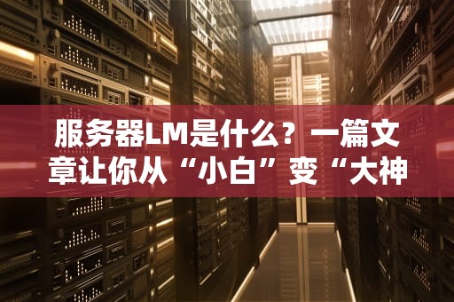 服务器LM是什么？一篇文章让你从“小白”变“大神”！（附专业测评）