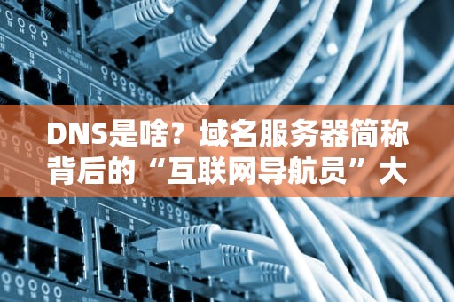 DNS是啥？域名服务器简称背后的“互联网导航员”大揭秘！