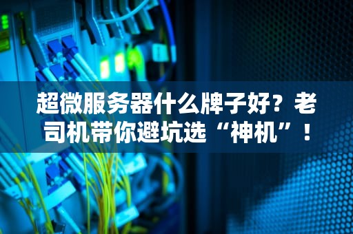 超微服务器什么牌子好？老司机带你避坑选“神机”！