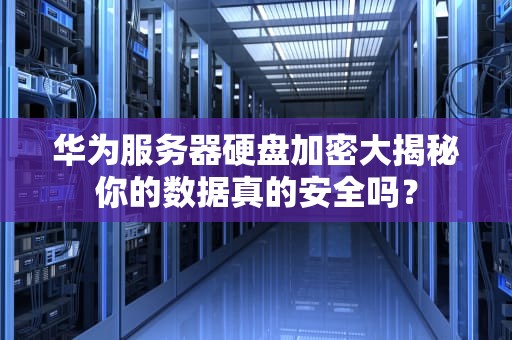 华为服务器硬盘加密大揭秘你的数据真的安全吗？