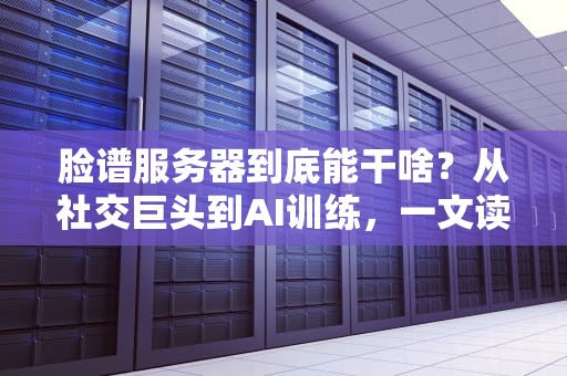 脸谱服务器到底能干啥？从社交巨头到AI训练，一文读懂它的神奇应用！