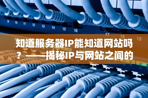 知道服务器IP能知道网站吗？——揭秘IP与网站之间的“塑料兄弟情”