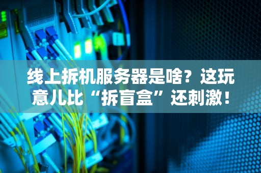 线上拆机服务器是啥？这玩意儿比“拆盲盒”还刺激！
