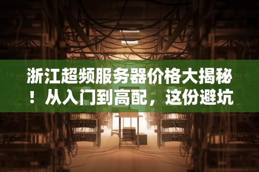 浙江超频服务器价格大揭秘！从入门到高配，这份避坑指南让你少花冤枉钱