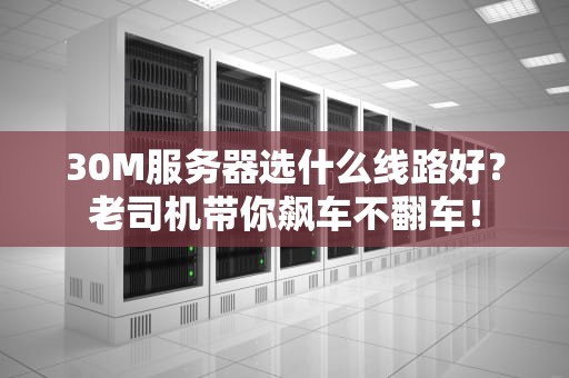 30M服务器选什么线路好？老司机带你飙车不翻车！