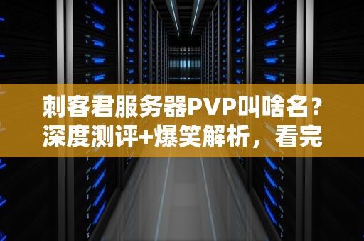 刺客君服务器PVP叫啥名？深度测评+爆笑解析，看完秒变老司机！