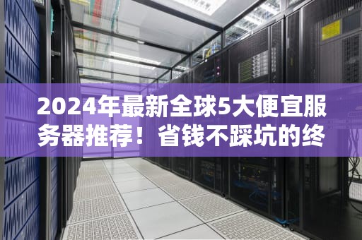2024年最新全球5大便宜服务器推荐！省钱不踩坑的终极指南