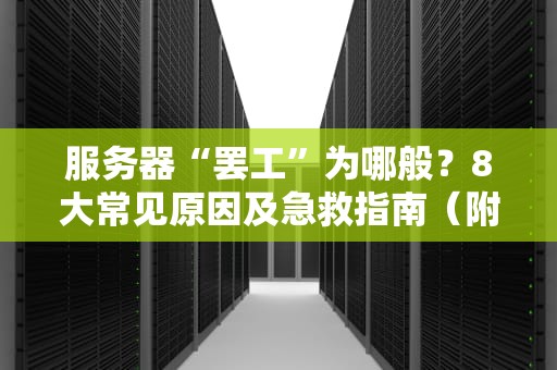 服务器“罢工”为哪般？8大常见原因及急救指南（附专业排雷技巧）