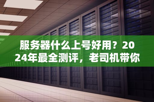 服务器什么上号好用？2024年最全测评，老司机带你避坑！