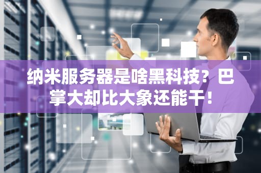 纳米服务器是啥黑科技？巴掌大却比大象还能干！