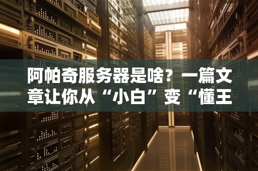 阿帕奇服务器是啥？一篇文章让你从“小白”变“懂王”！