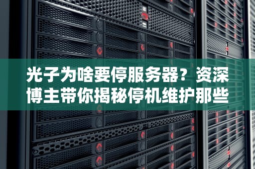 光子为啥要停服务器？资深博主带你揭秘停机维护那些事儿！