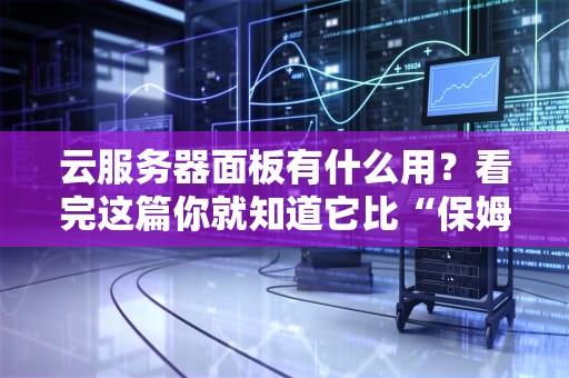 云服务器面板有什么用？看完这篇你就知道它比“保姆”还贴心！