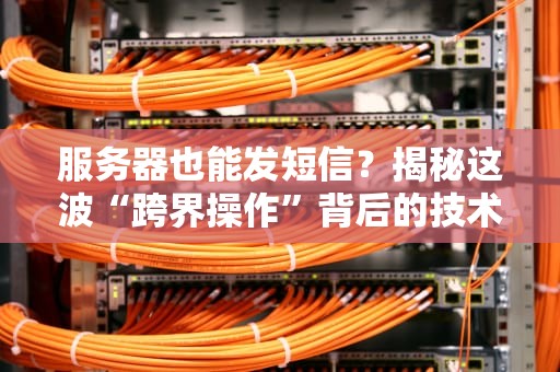 服务器也能发短信？揭秘这波“跨界操作”背后的技术骚套路！