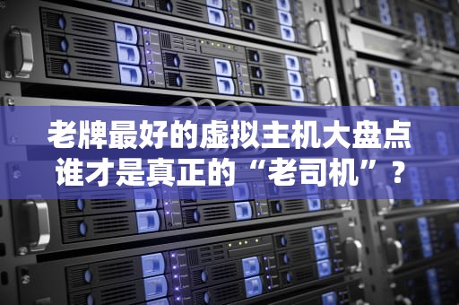 老牌最好的虚拟主机大盘点谁才是真正的“老司机”？