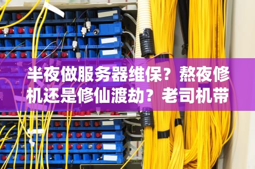 半夜做服务器维保？熬夜修机还是修仙渡劫？老司机带你避坑！