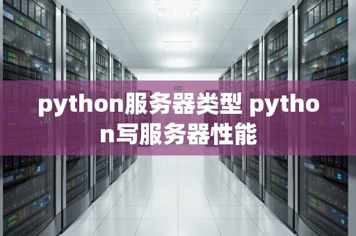 python服务器类型 python写服务器性能