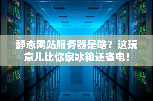 静态网站服务器是啥？这玩意儿比你家冰箱还省电！