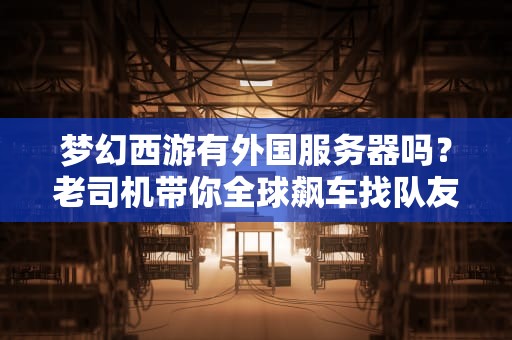 梦幻西游有外国服务器吗？老司机带你全球飙车找队友！