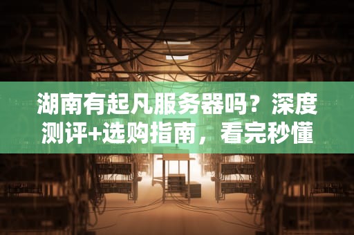 湖南有起凡服务器吗？深度测评+选购指南，看完秒懂！