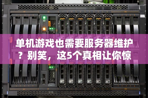 单机游戏也需要服务器维护？别笑，这5个真相让你惊掉下巴！