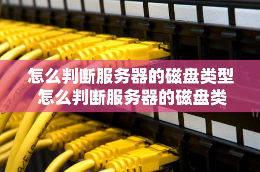 怎么判断服务器的磁盘类型 怎么判断服务器的磁盘类型是否正确