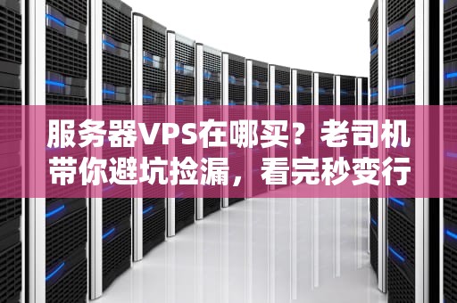 服务器VPS在哪买？老司机带你避坑捡漏，看完秒变行家！