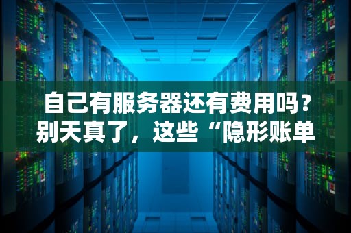 自己有服务器还有费用吗？别天真了，这些“隐形账单”分分钟掏空你的钱包！