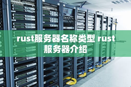 rust服务器名称类型 rust服务器介绍