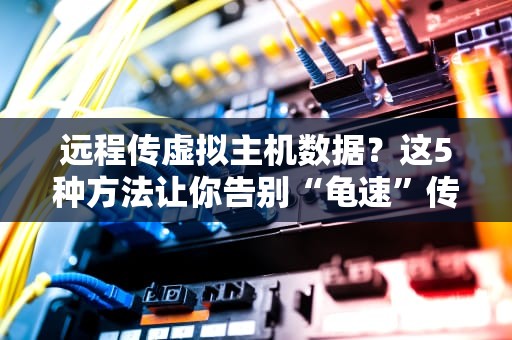 远程传虚拟主机数据？这5种方法让你告别“龟速”传输！