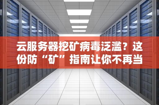 云服务器挖矿病毒泛滥？这份防“矿”指南让你不再当“冤种”！