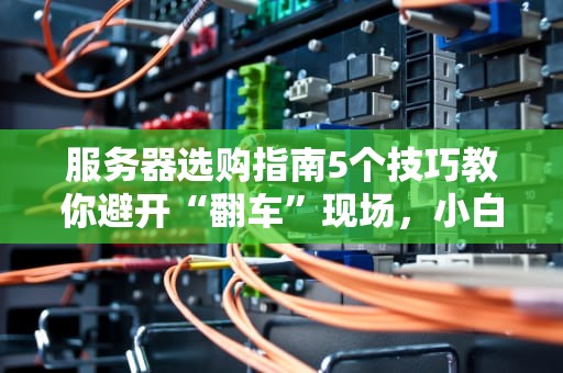 服务器选购指南5个技巧教你避开“翻车”现场，小白秒变老司机！