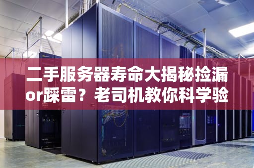 二手服务器寿命大揭秘捡漏or踩雷？老司机教你科学验货！