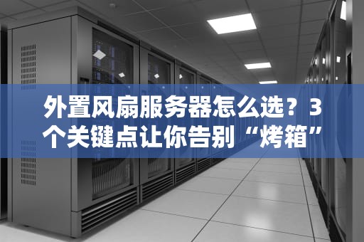 外置风扇服务器怎么选？3个关键点让你告别“烤箱”体验！