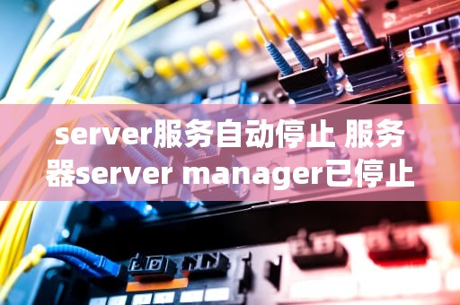 server服务自动停止 服务器server manager已停止工作