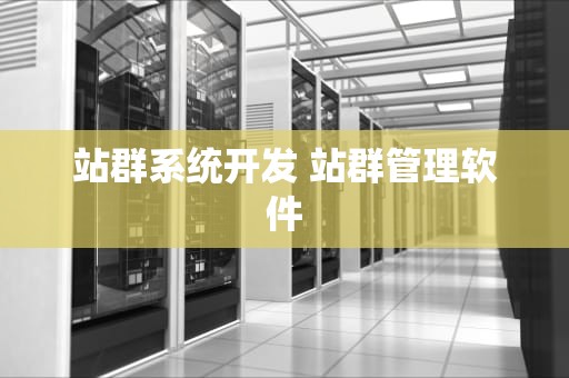 站群系统开发 站群管理软件