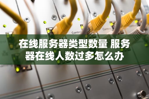在线服务器类型数量 服务器在线人数过多怎么办