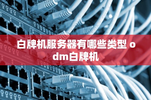 白牌机服务器有哪些类型 odm白牌机