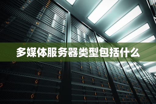 多媒体服务器类型包括什么