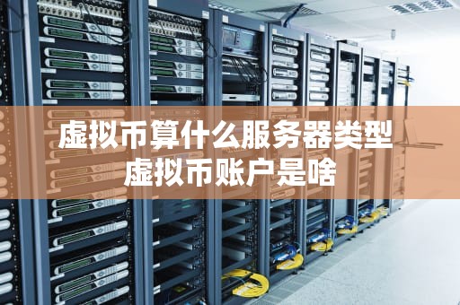 虚拟币算什么服务器类型 虚拟币账户是啥