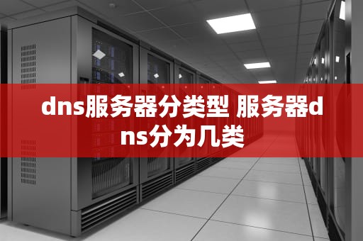 dns服务器分类型 服务器dns分为几类