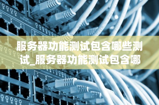 服务器功能测试包含哪些测试_服务器功能测试包含哪些测试项目_服务器功能测试的全面探讨