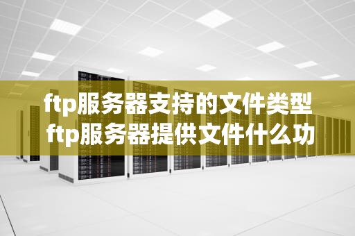 ftp服务器支持的文件类型 ftp服务器提供文件什么功能